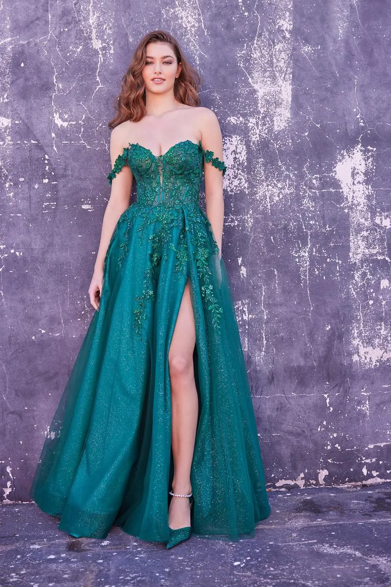 Ellie Wilde A-Line Off Shoulder Prom Dress EW35101 sold by Terry costa