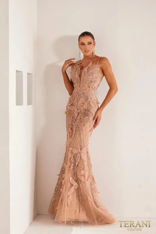 Terani Pageant Dress 241GL2697 made by Terry costa