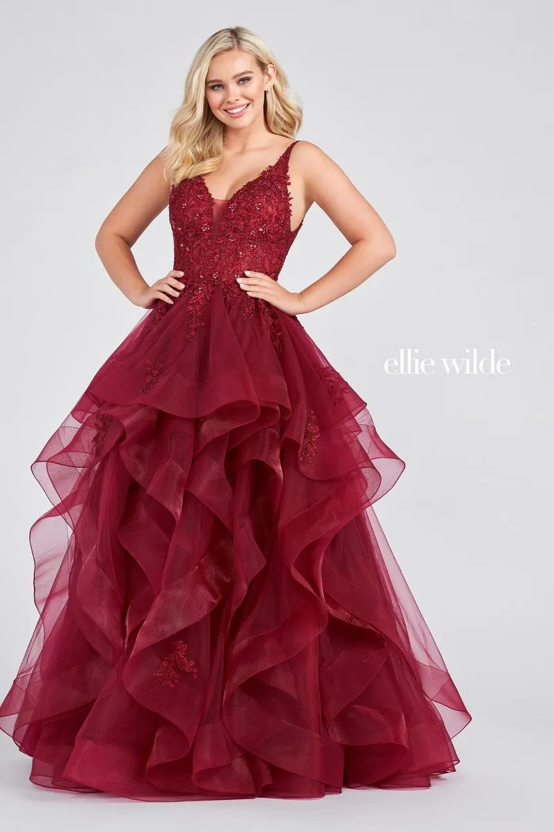 Ellie Wilde by Mon Cheri Dress EW122080 sold by Terry costa product image thumbnail 5