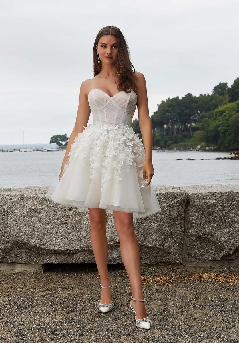 The Other White Dress by Morilee Dress 12612 sold by Terry costa product image thumbnail 4
