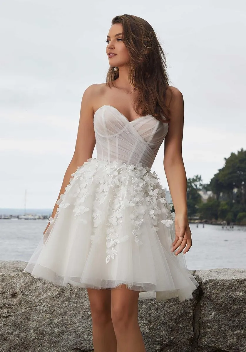 The Other White Dress by Morilee Dress 12612 sold by Terry costa product image thumbnail 3