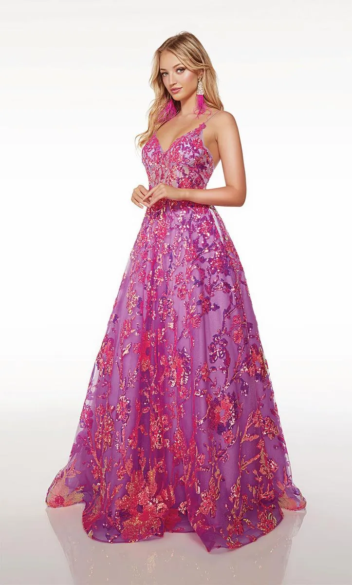 Alyce Prom Dress 61516 sold by Terry costa product image thumbnail 3
