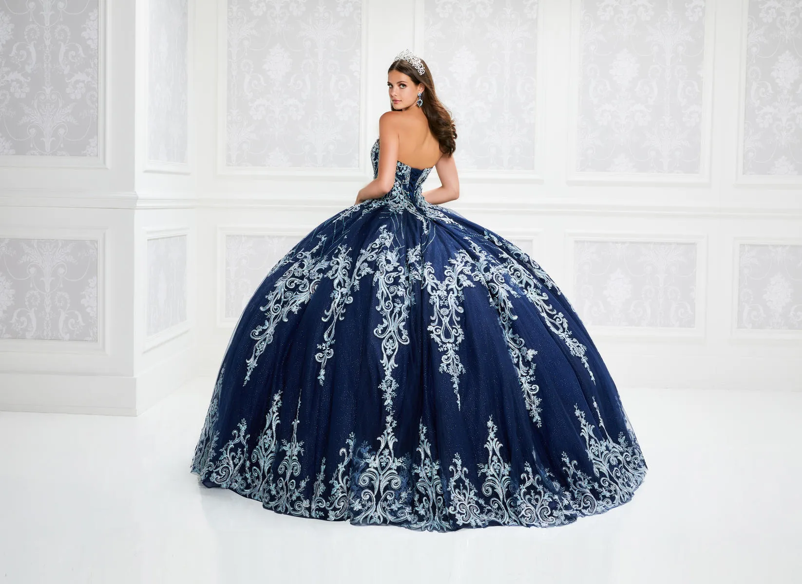 Princesa by Ariana Vara Dress PR12015 sold by Terry costa product image thumbnail 4