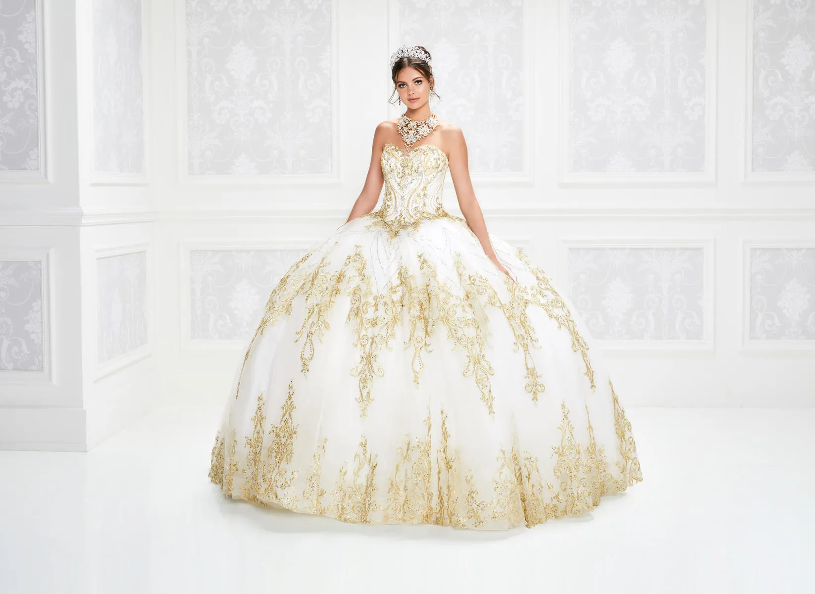 Princesa by Ariana Vara Dress PR12015 sold by Terry costa product image thumbnail 5