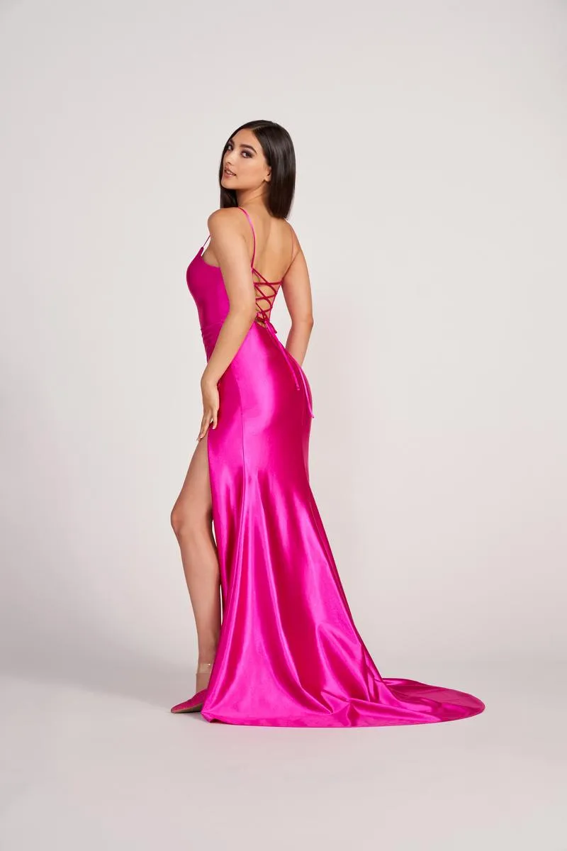 Ellie Wilde Long Fit and Flare Prom Dress EW34120 sold by Terry costa product image thumbnail 3