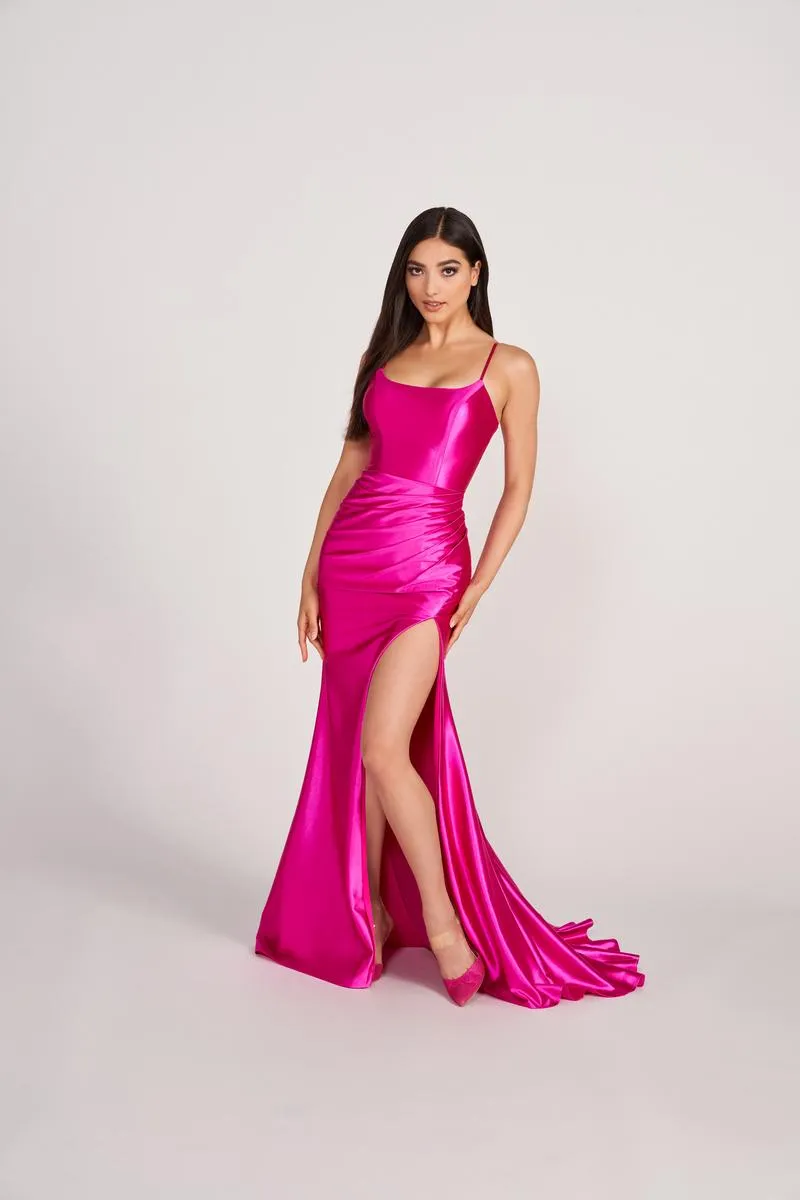 Ellie Wilde Long Fit and Flare Prom Dress EW34120 sold by Terry costa product image thumbnail 2