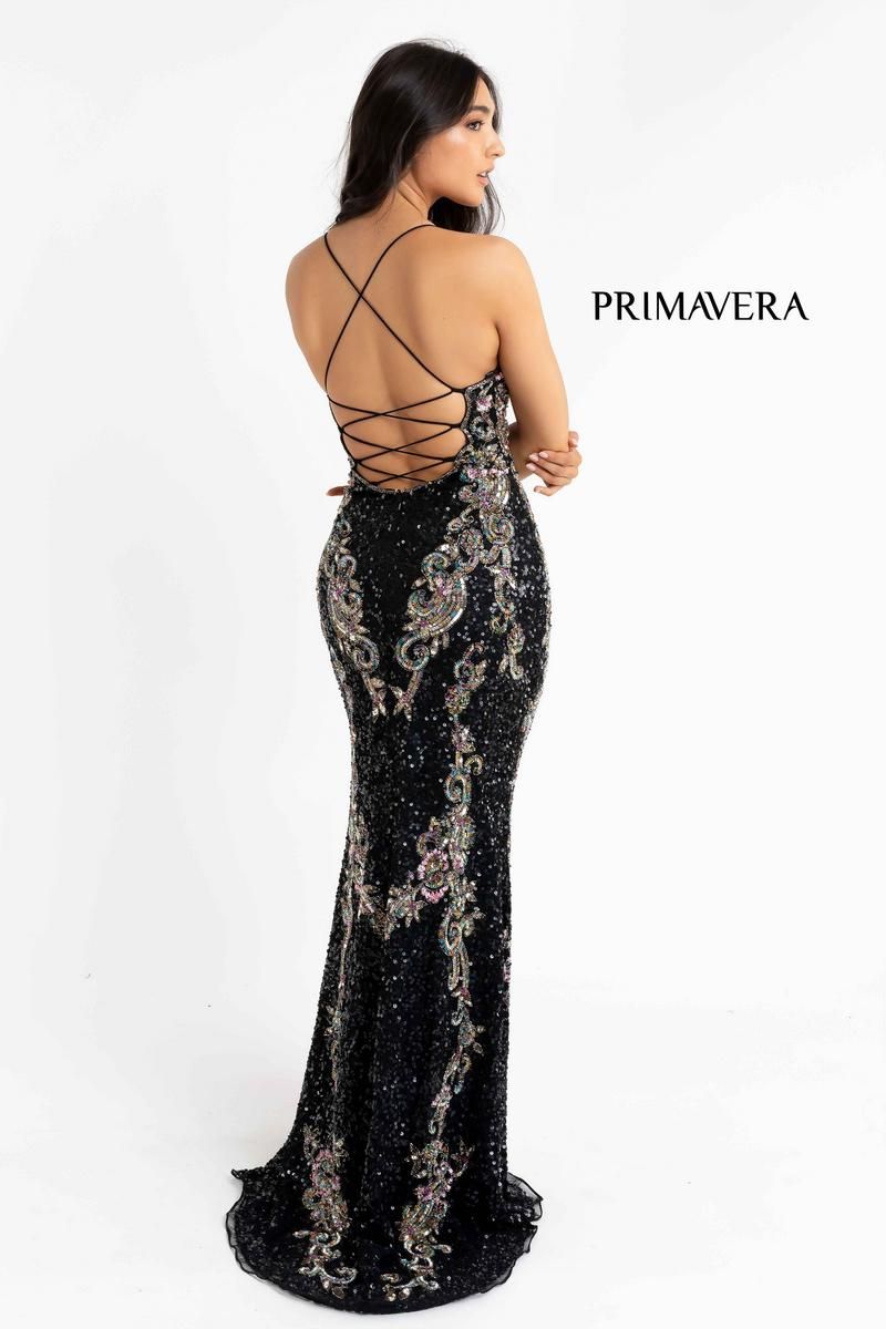 Primavera Couture Beaded Long Dress 3211 - B sold by Terry costa product image thumbnail 2