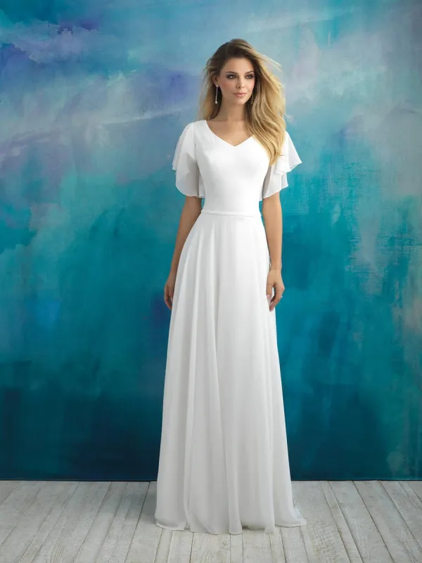 Allure Bridals Modest Dress M595 made by Allure