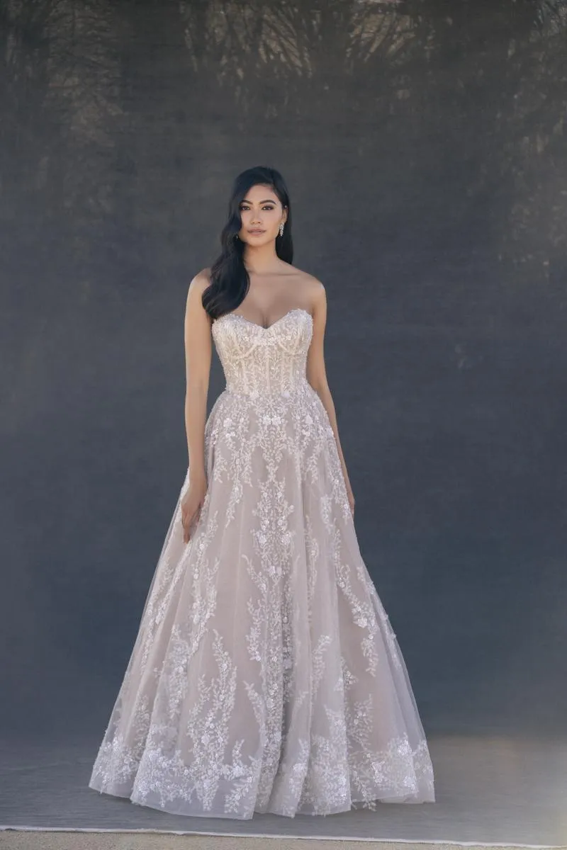 Allure Bridals Couture Dress C720 sold by Terry costa product image thumbnail 4