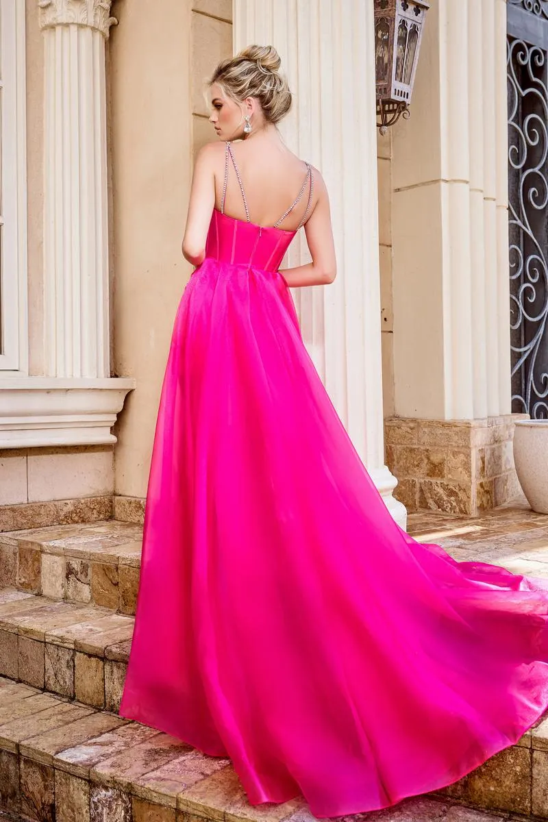 Portia and Scarlett High Low Prom Dress PS24509X sold by Terry costa product image thumbnail 4