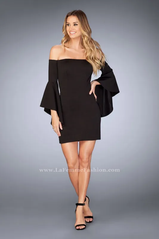 La Femme Short Cocktail Dress 25033 sold by Terry costa