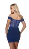 Alyce Paris Off Shoulder Corset Homecoming Dress 4819 sold by Terry costa