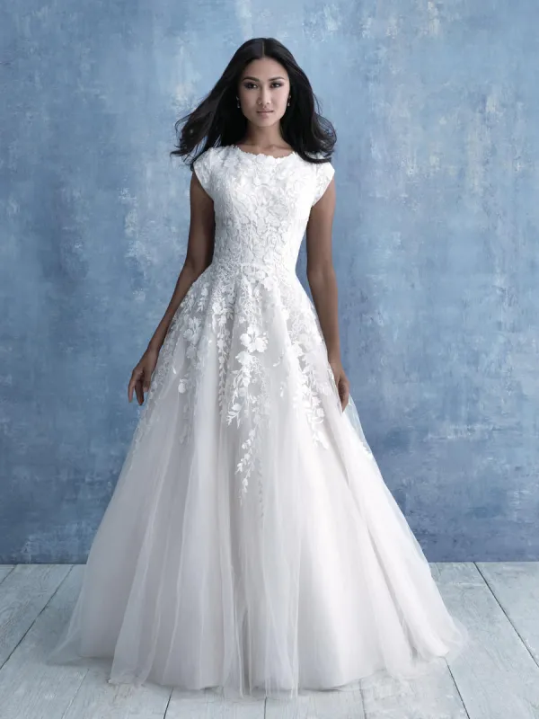 Allure Bridals Modest Dress M635 made by Allure