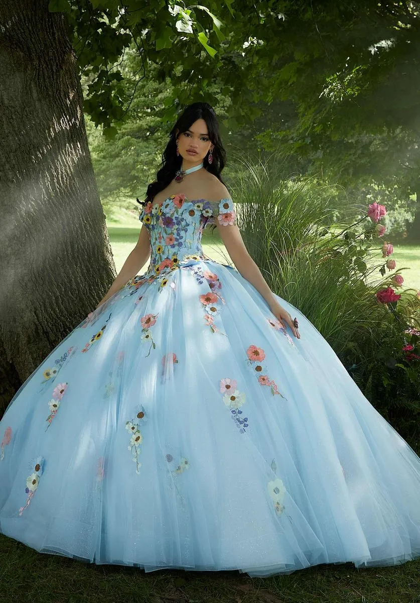 Vizcaya by Morilee Floral Quince Dress 89446 sold by Terry costa product image thumbnail 3