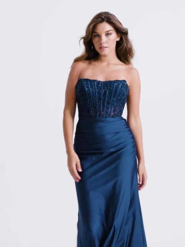 Faviana Corset Bodice Prom Dress 11081 sold by Terry costa