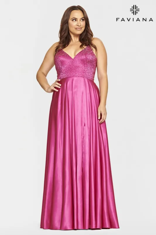 Faviana Plus Sizes Dress 9524 sold by Terry costa