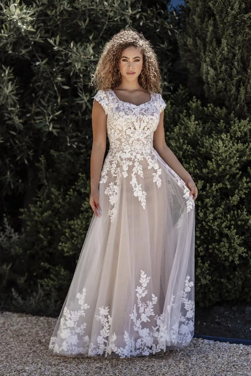 Allure Bridals Modest Dress M706 sold by Terry costa