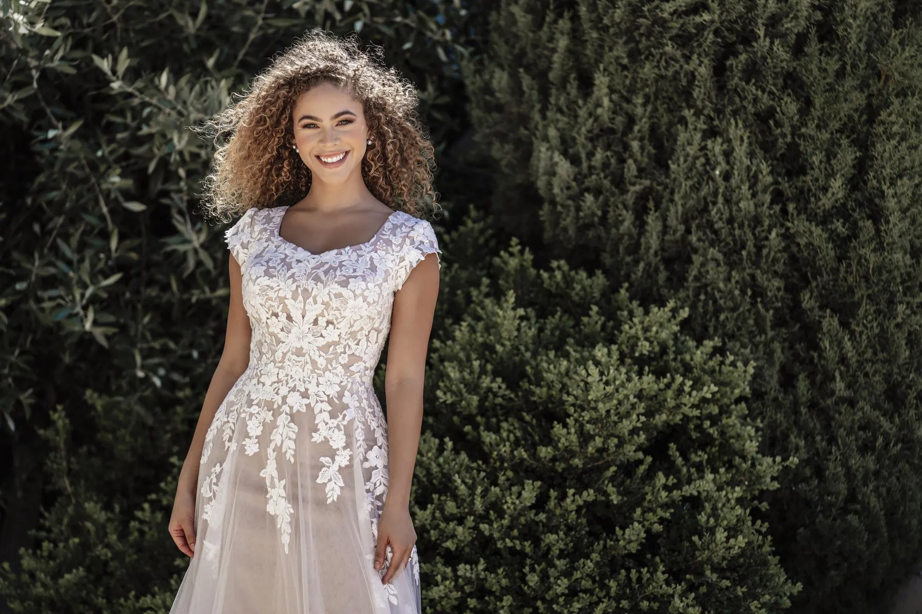 Allure Bridals Modest Dress M706 sold by Terry costa product image thumbnail 3