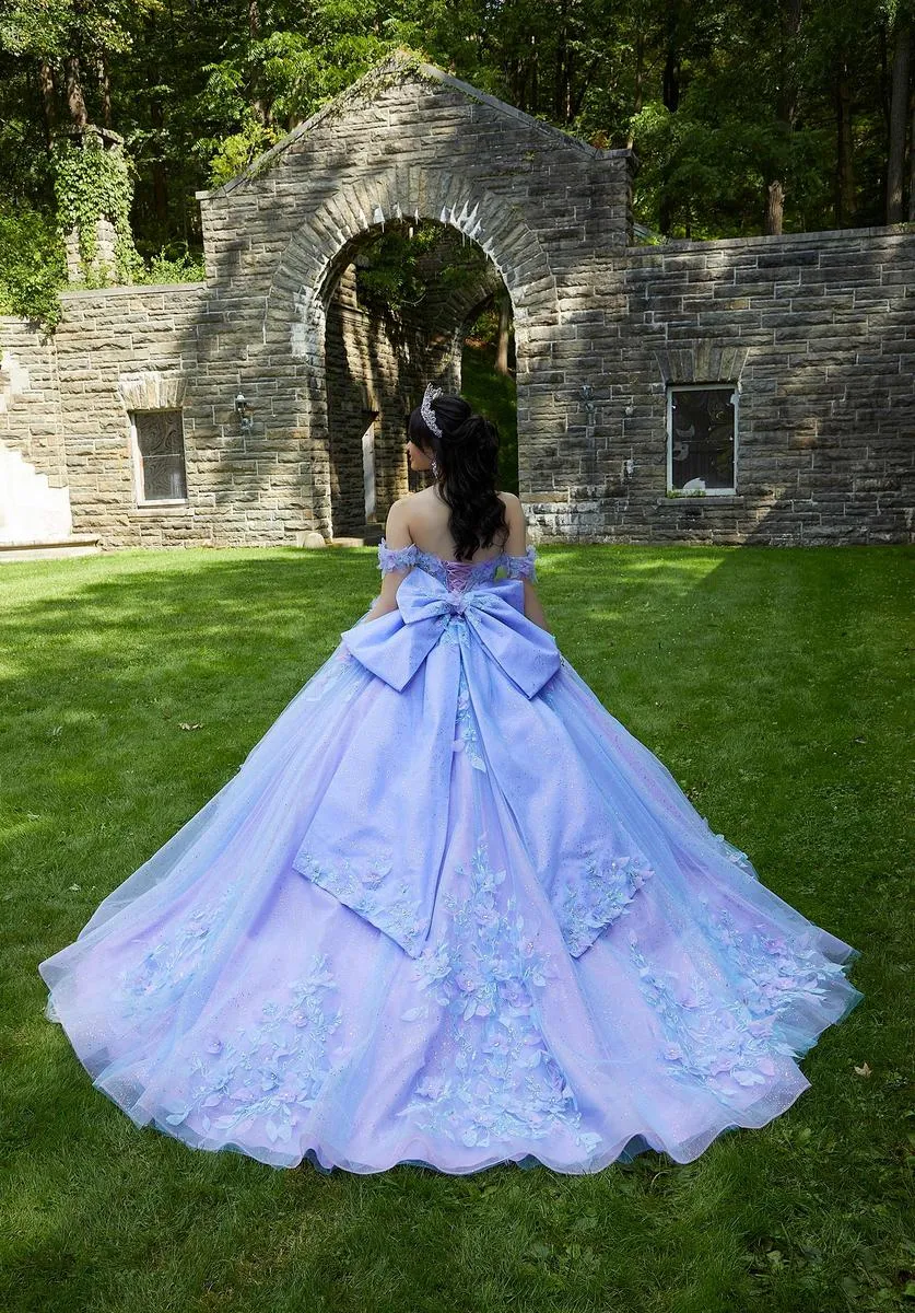 Vizcaya by Morilee 3D Floral Quince Dress 89448 sold by Terry costa product image thumbnail 2