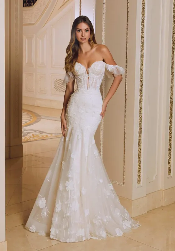 Morilee Rory Bohemian Wedding Dress 2645 sold by Terry costa