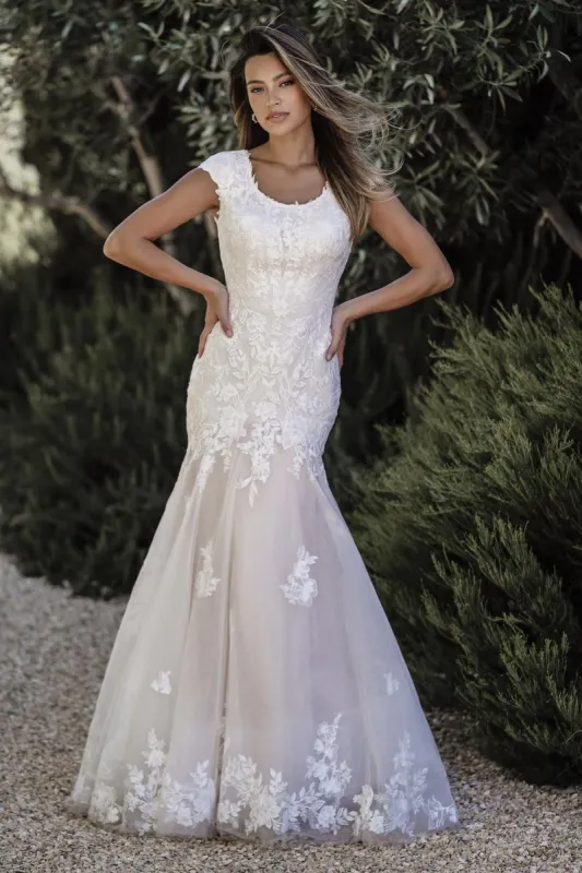 Allure Bridals Modest Dress M708 sold by Terry costa