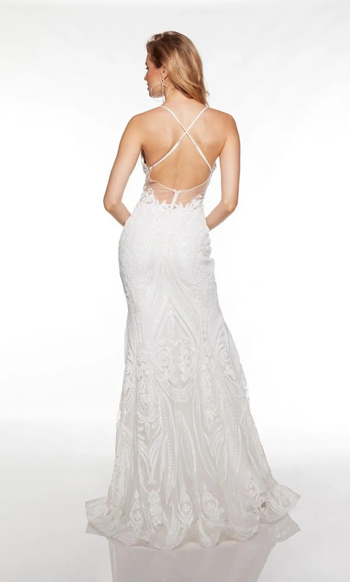 Alyce Prom Dress 61424 sold by Terry costa product image thumbnail 3