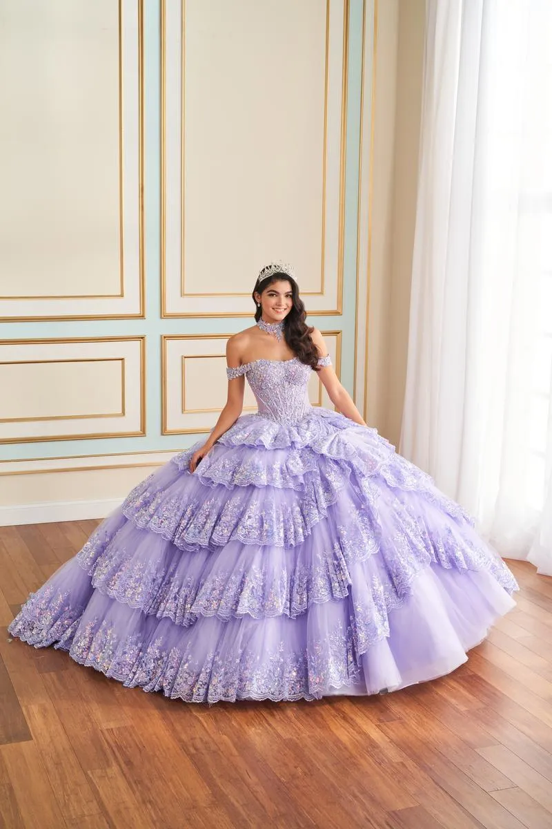 Princesa by Ariana Vara Dress PR30181 sold by Terry costa product image thumbnail 3