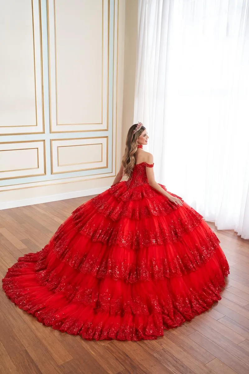 Princesa by Ariana Vara Dress PR30181 sold by Terry costa product image thumbnail 2