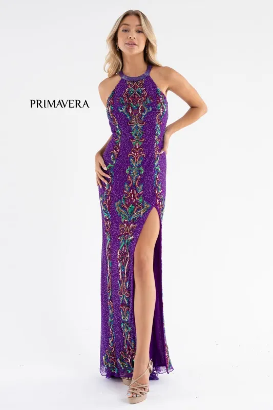 Primavera Couture Long Dress 3742 made by Primavera Couture