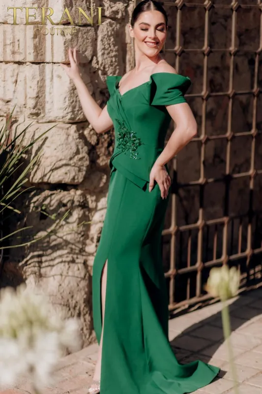 Terani Mother of the Bride Dress 232M1560 made by Terry costa