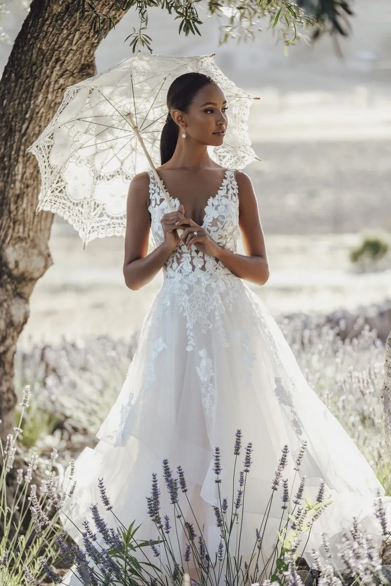 Allure Bridals Romance Dress R3605 sold by Terry costa product image thumbnail 3