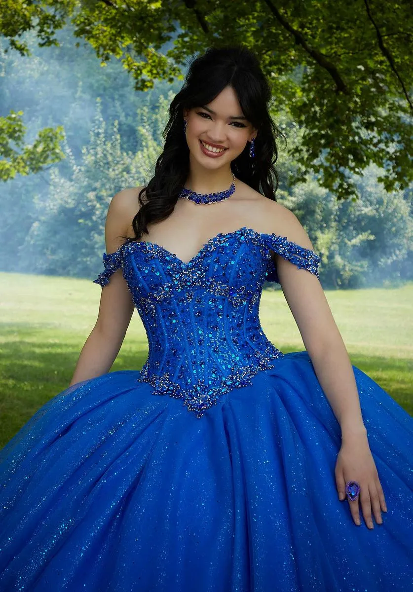 Vizcaya by Morilee Tulle Quince Dress 89453 sold by Terry costa product image thumbnail 5