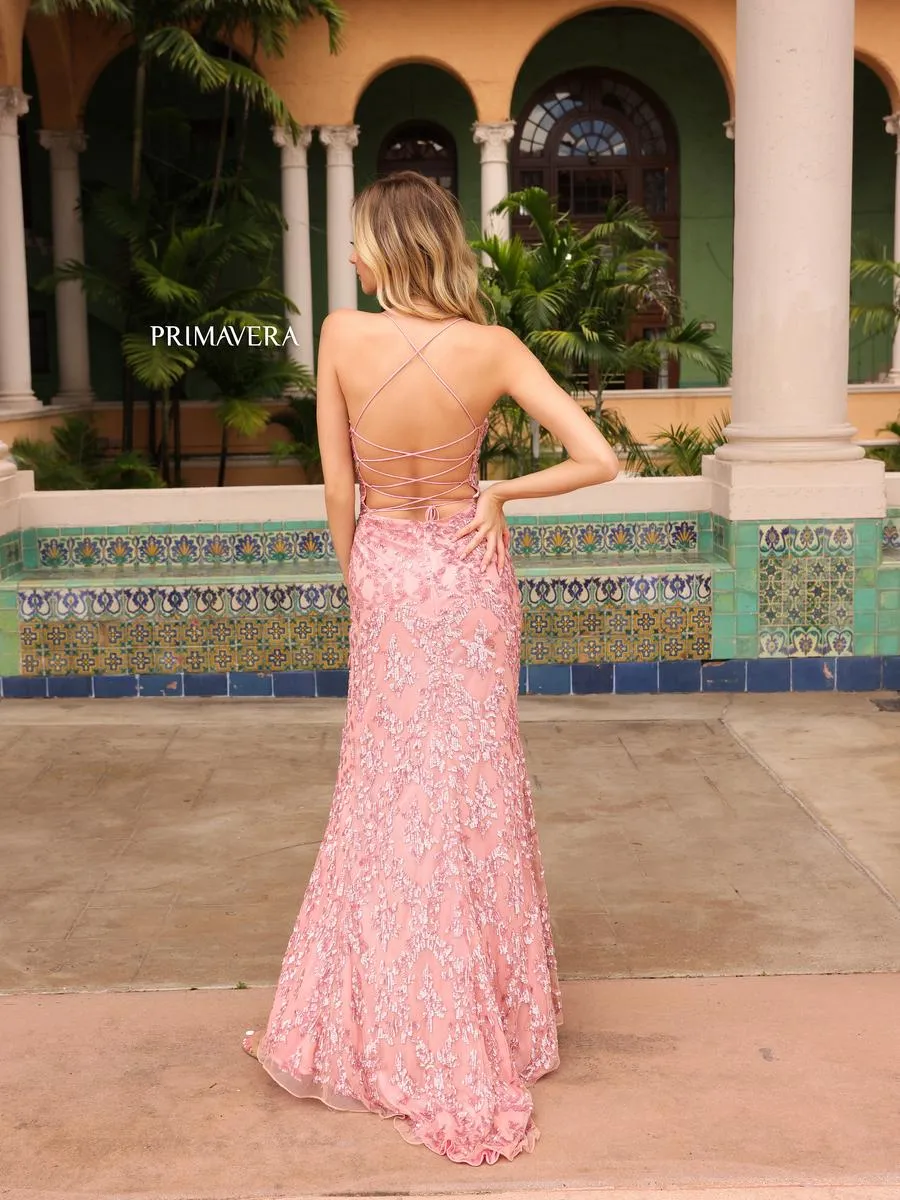 Primavera Couture Long Dress 4161 sold by Terry costa product image thumbnail 2