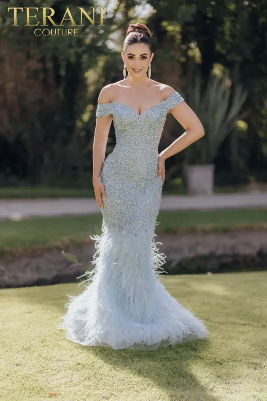 Terani Pageant Dress 232GL1478 made by Terry costa