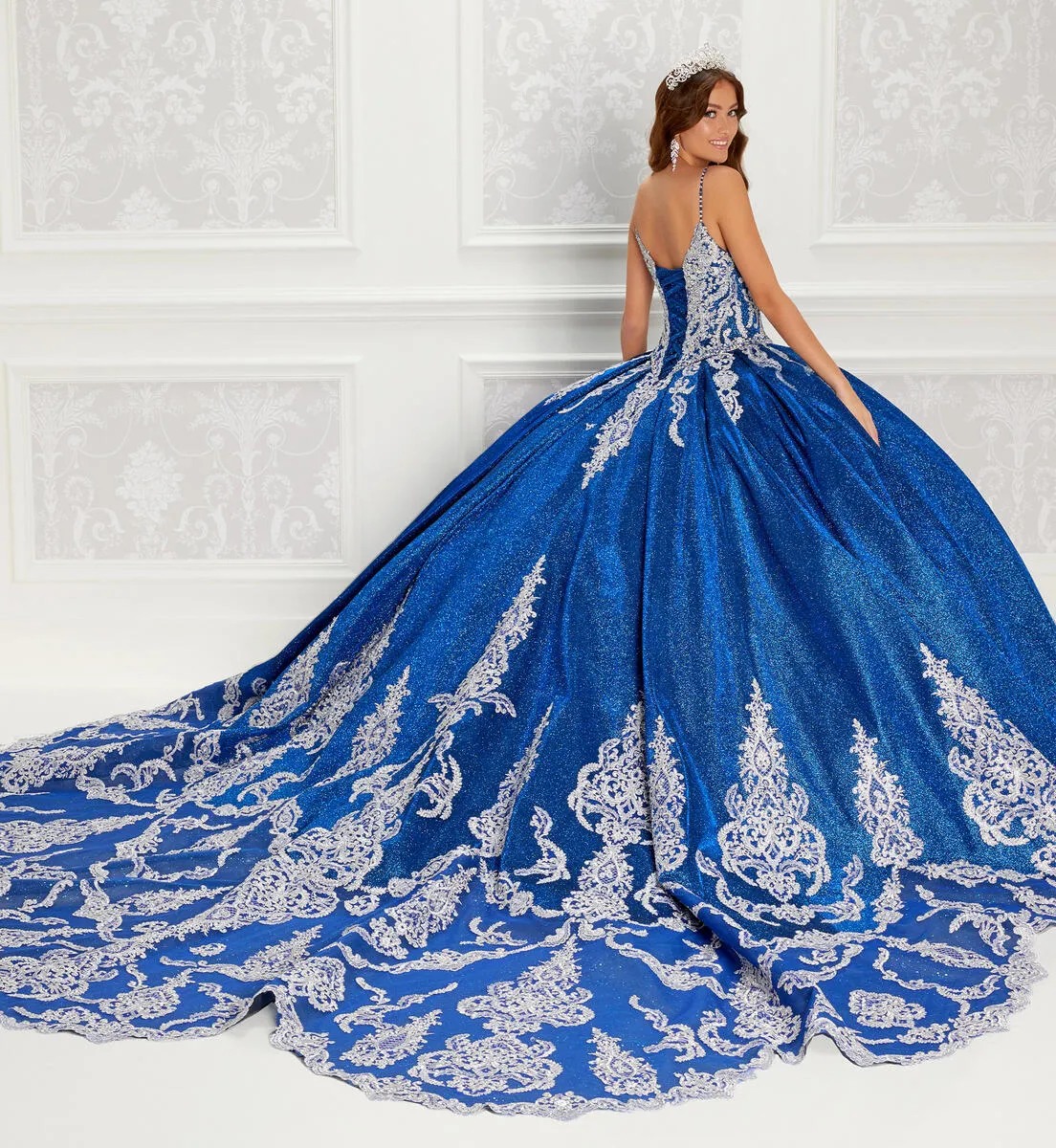 Princesa by Ariana Vara Dress PR22141 sold by Terry costa product image thumbnail 5