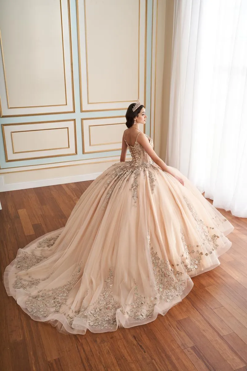 Princesa by Ariana Vara Dress PR30182 sold by Terry costa product image thumbnail 2