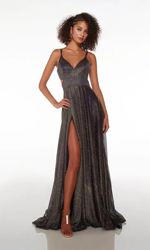Alyce Cut Out Chiffon Prom Dress 61599 sold by Terry costa