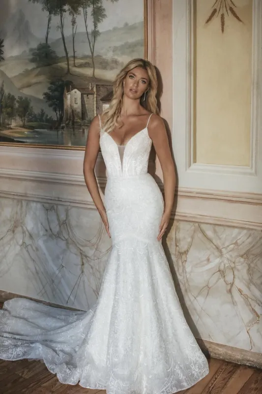 Abella by Allure Dress E408 sold by Terry costa