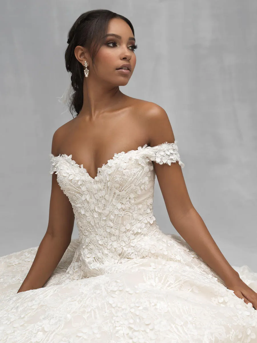 Allure Bridals Couture Dress C520 sold by Terry costa product image thumbnail 3