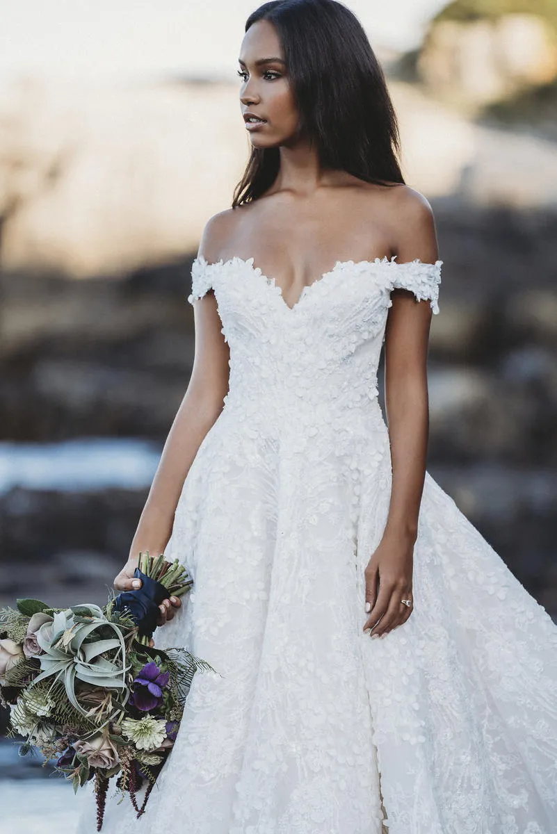 Allure Bridals Couture Dress C520 sold by Terry costa product image thumbnail 4