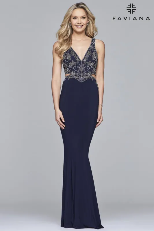 Faviana Dress 10108 sold by Terry costa