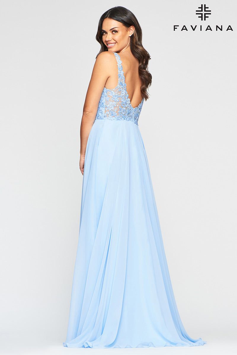 Faviana Glamour Dress S10432 sold by Terry costa product image thumbnail 4