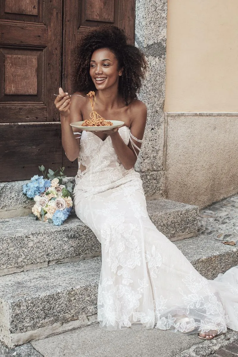 Madison James Bridal Dress MJ1018 sold by Terry costa product image thumbnail 4