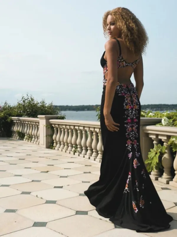 Faviana Open Back Long Prom Dress 11027 sold by Terry costa