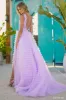Sherri Hill Sleeveless Ruffle Tulle Ballgown Dress 56086 sold by Terry costa