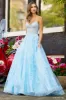Sherri Hill Lace Corset Basque Waist Ball Gown 56211 sold by Terry costa