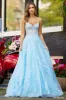 Sherri Hill Lace Corset Basque Waist Ball Gown 56211 sold by Terry costa