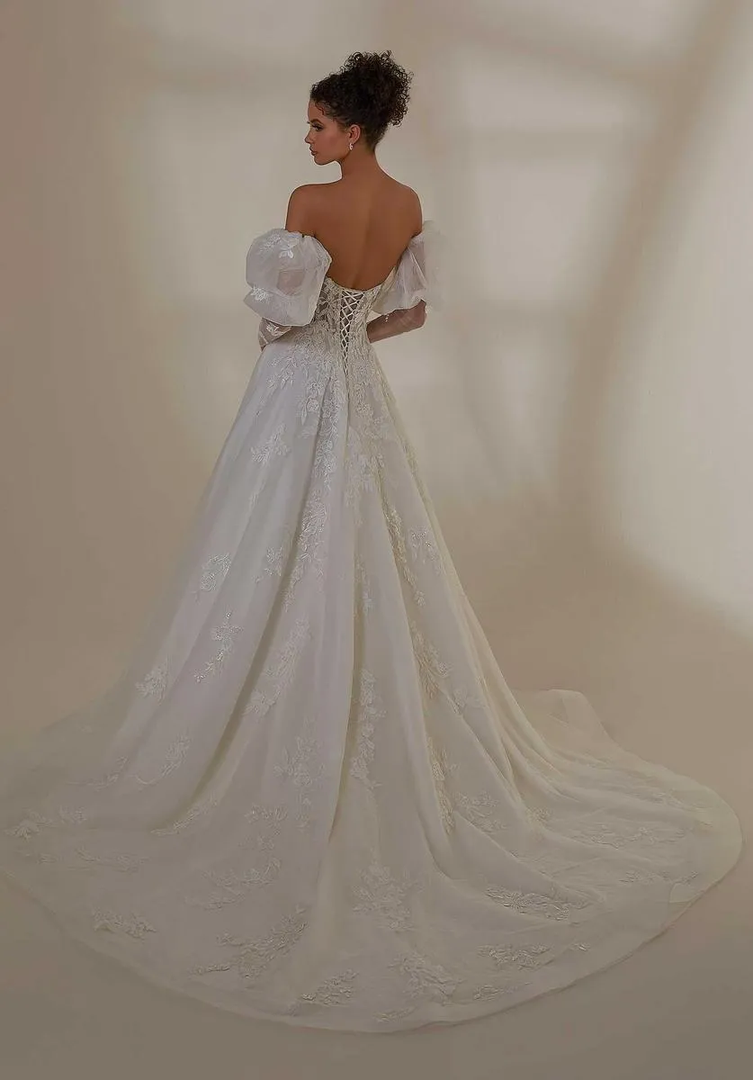 Morilee Bridal "Minerva" Wedding Dress 2548 sold by Terry costa product image thumbnail 4