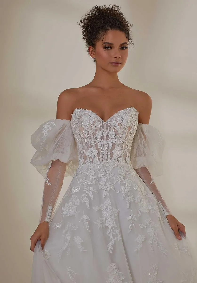 Morilee Bridal "Minerva" Wedding Dress 2548 sold by Terry costa product image thumbnail 3