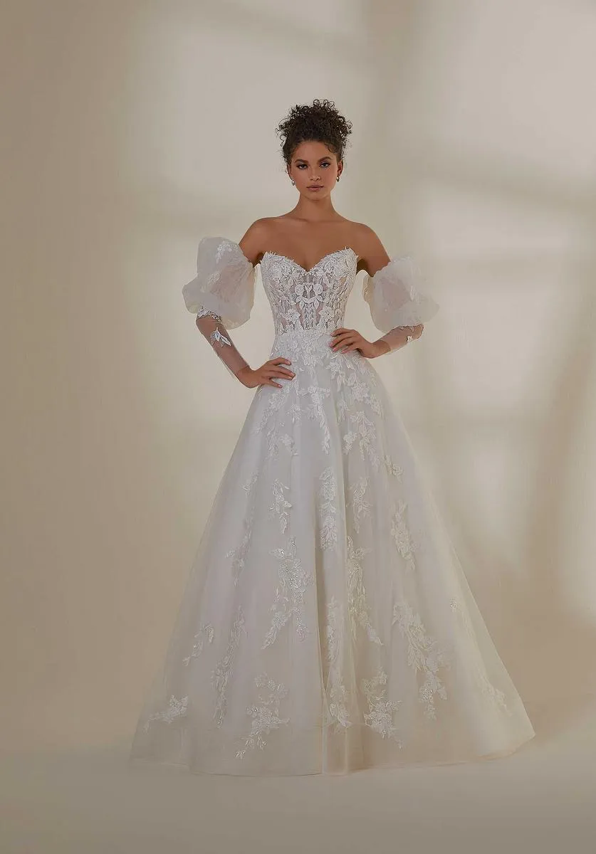 Morilee Bridal "Minerva" Wedding Dress 2548 sold by Terry costa product image thumbnail 5